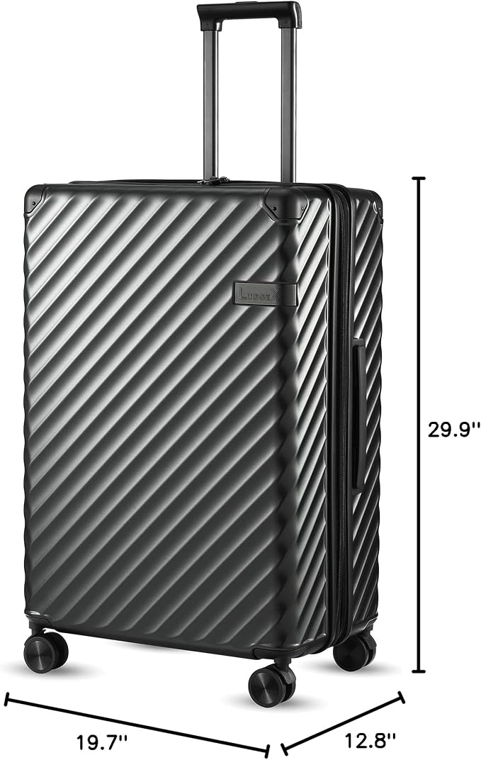LUGGEX Luggage with Spinner Wheels, Polycarbonate Expandable Hard Shell Suitcase - Image 10