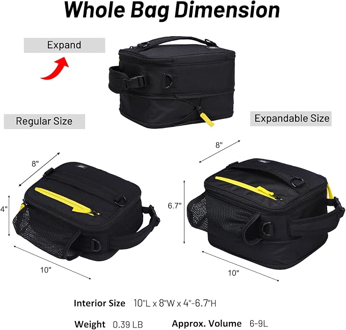 MIER Expandable Lunch Bag Insulated Lunch Box - Image 3