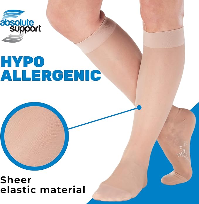 Made in USA - Sheer Compression Stockings - Image 3