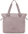 BAGSMART 25L Quilted Tote Bag Large Shoulder Bag by BAGSMART