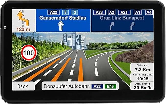 GPS Navigation for Car, Latest 2025 Map 7 inch Touch Screen Car GPS, Voice Turn - Image 2