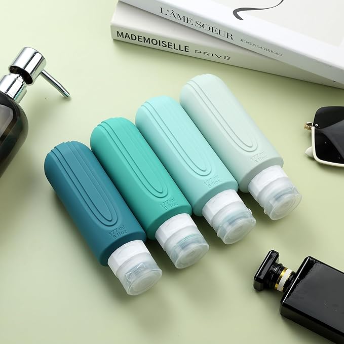 Travel Bottles for Toiletries, Large 6oz Oversize Containers, BPA Free Leak - Image 6