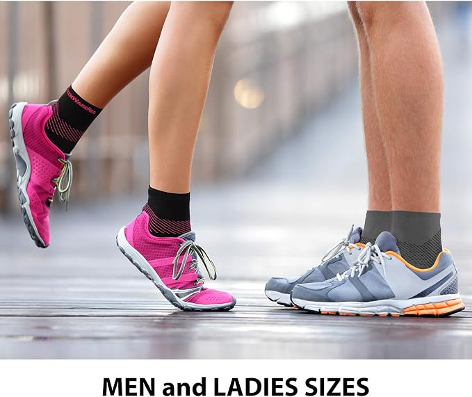TechWare Pro Plantar Fasciitis Socks – Cushion Ankle Compression Socks Women & - Image 4