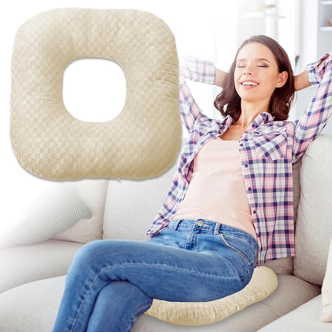 Stuffed Donut Pillow Seat Cushion | by Vinban