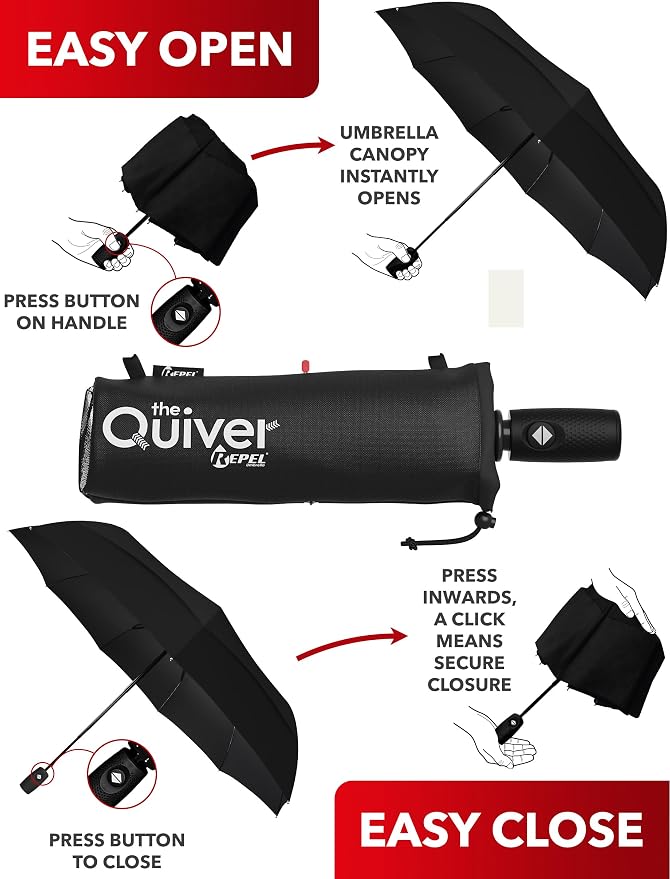 REPEL Windproof Travel Umbrella - Image 6