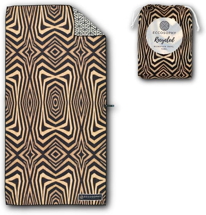 ECCOSOPHY Microfiber Beach Towel by ECCOSOPHY