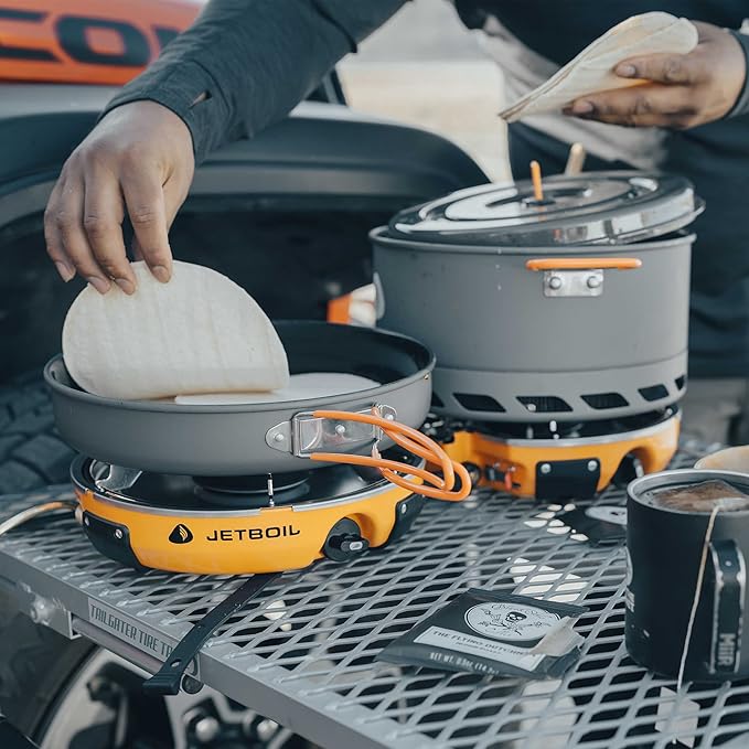 Jetboil Genesis Basecamp Backpacking and Camping Stove Cooking System - Image 3