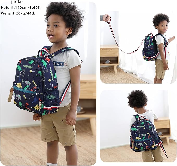 willikiva Cartoon Bus 12 Kindergarten Backpack - Image 7