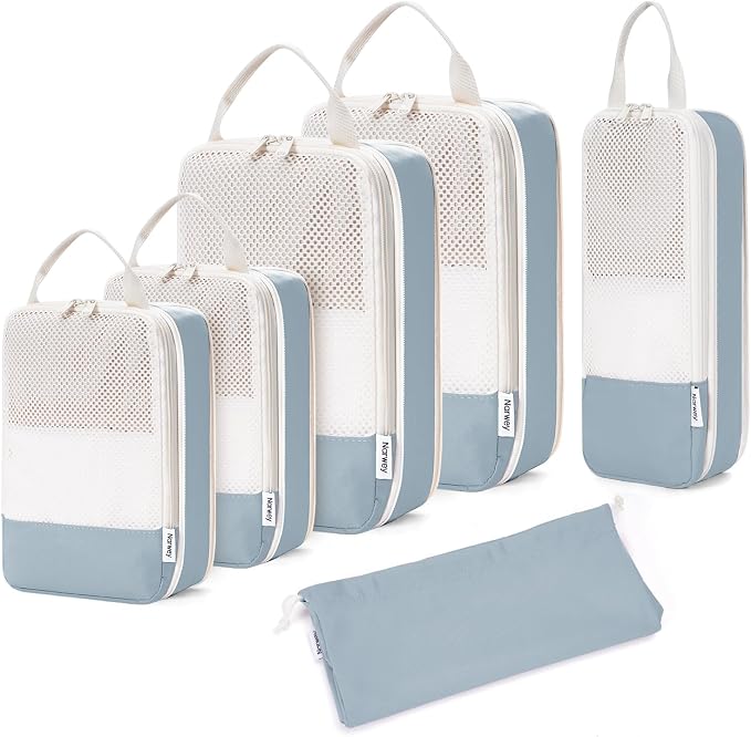 Narwey 6 Set Compression Packing Cubes by Narwey