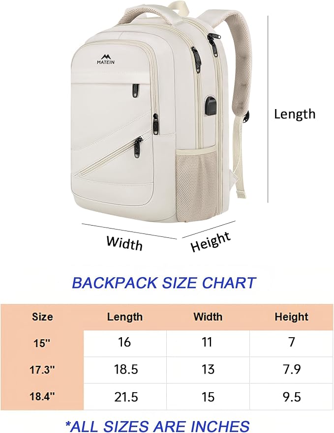 MATEIN Extra Large Travel Backpack - Image 5