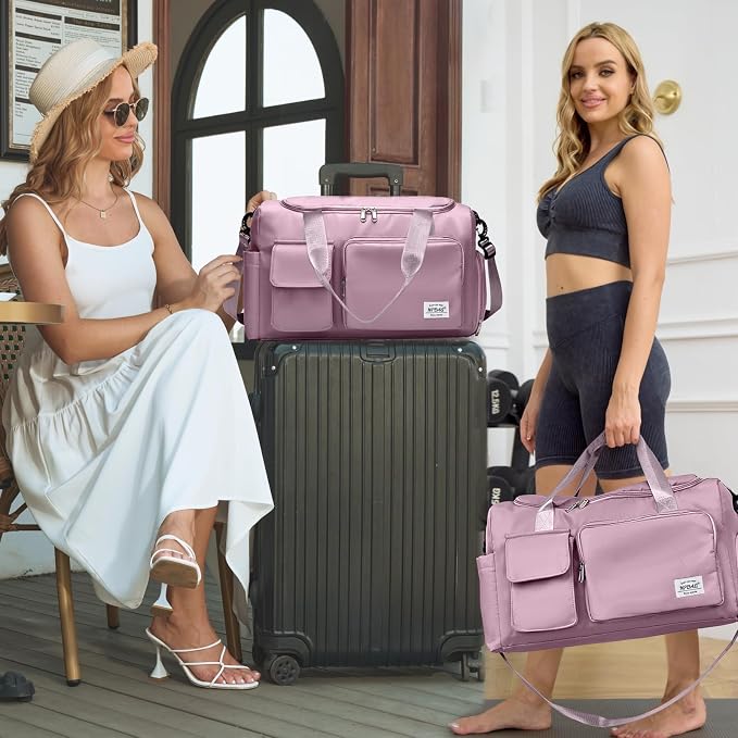NPBAG Women Travel Duffel, Gym Workout Overnight Bag, Mommy Hospital Bag - Image 7