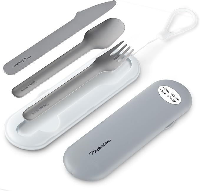 Felix - Compact Portable stainless steel Cutlery set by Modaniam
