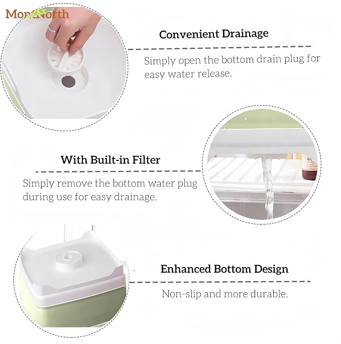 Collapsible Wash Basin 9L, Foldable Dish Tub - Image 6