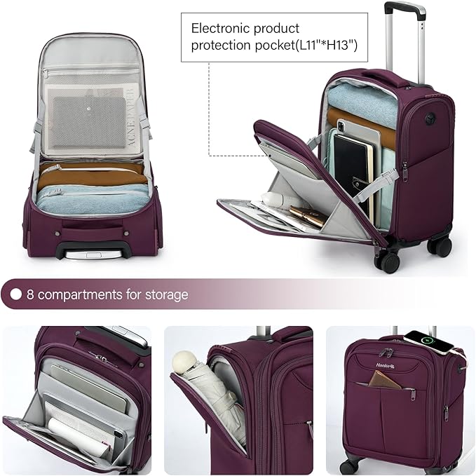 Hanke Underseat Carry On Luggage - Image 5