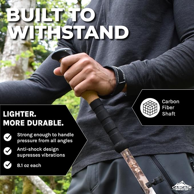 Cascade Mountain Tech Trekking Poles - Image 2