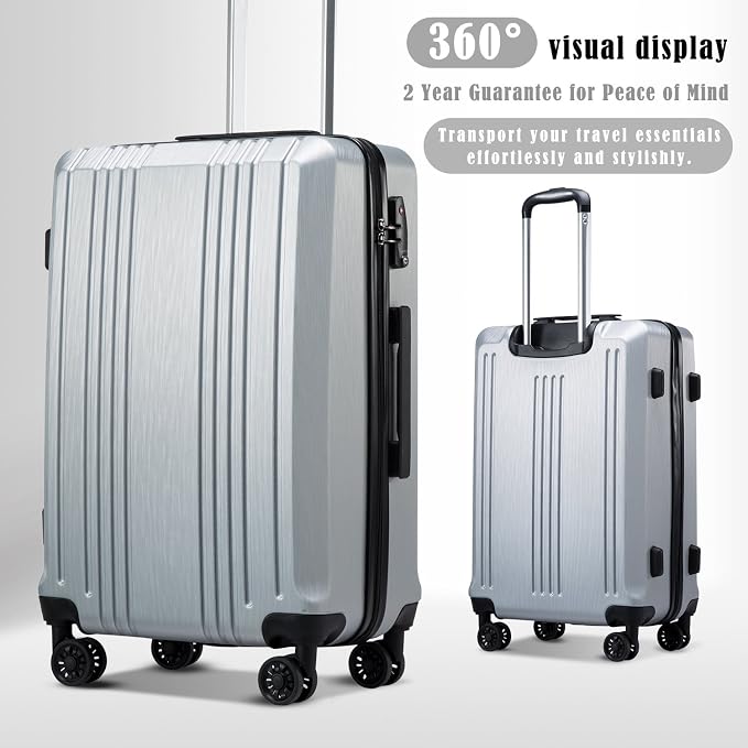Coolife Luggage Suitcase PC+ABS - Image 2
