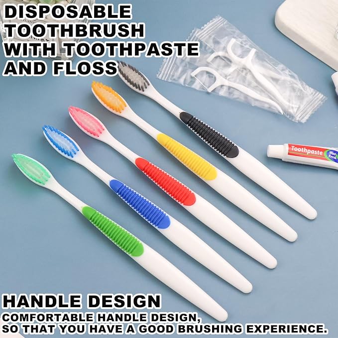 Disposable Toothbrushes with Toothpaste and Floss - Image 8