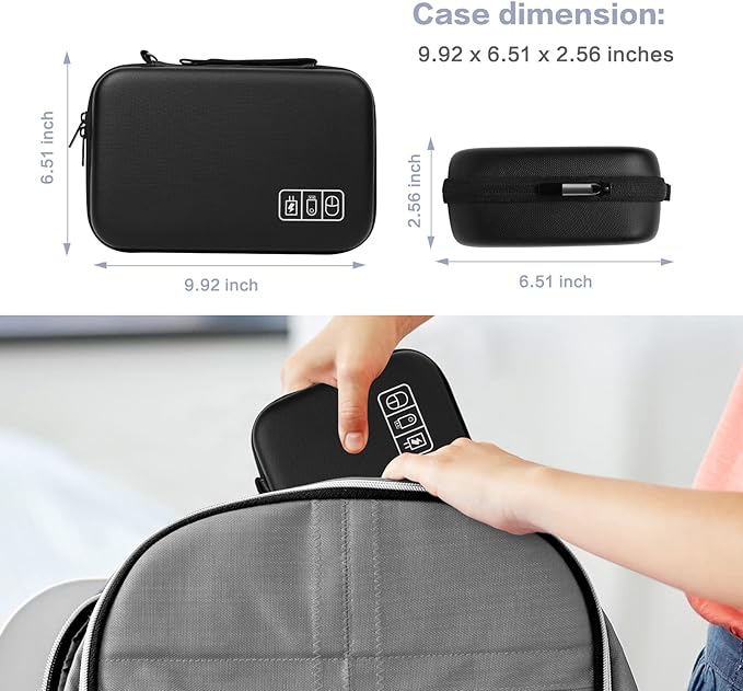 MOSISO Electronic Organizer Travel Case Compatible - Image 4