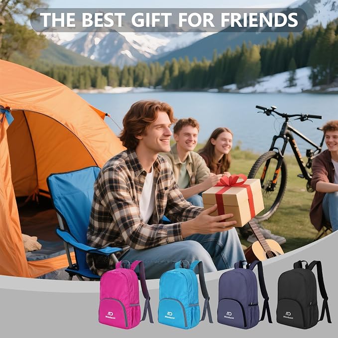 20L Ultra Lightweight Packable Backpack，Handy Foldable Waterproof Daypack - Image 7