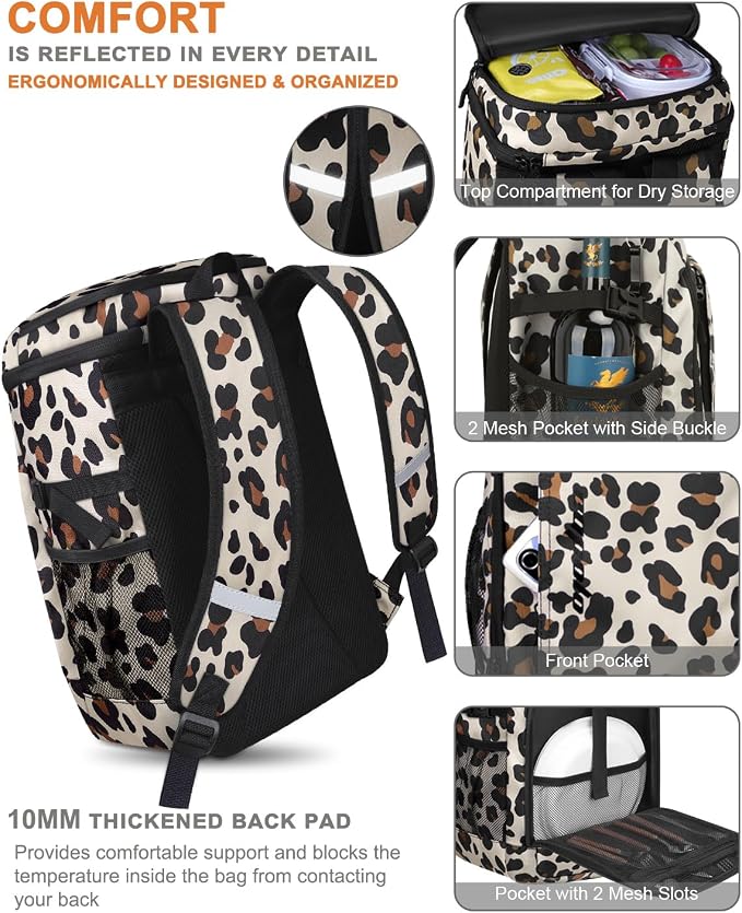 Capolo 36/45 Cans Cooler Backpack Insulated Waterproof - Image 5