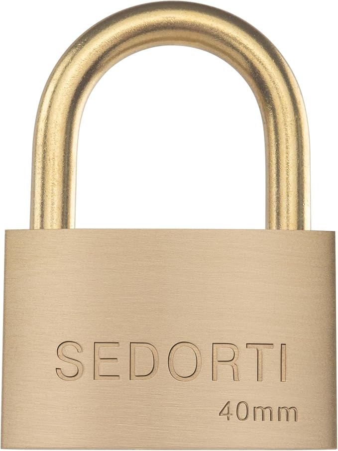 Weather Proof Lock, Keyed Alike Solid Brass Padlocks - Image 3