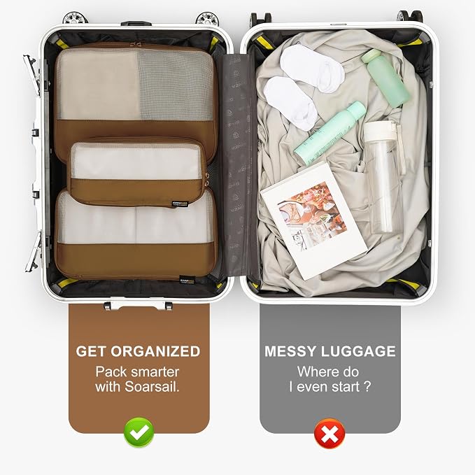 4 Set Compression Packing Cubes - Image 6