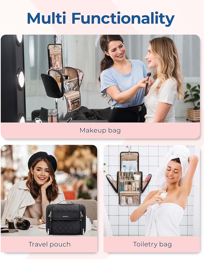 BAGSMART Makeup Bag for Women - Image 4