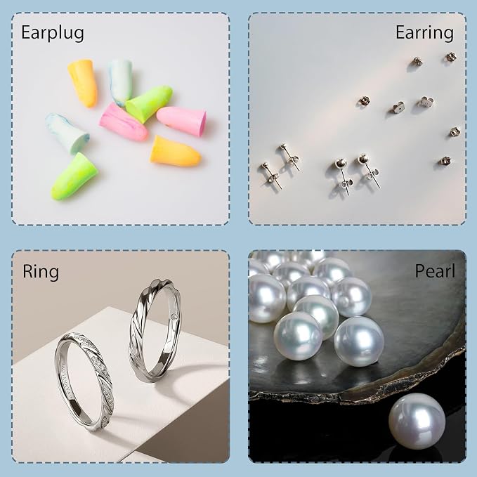 4-Pack Portable Earplug Keychain Case Waterproof Aluminum Travel Container - Image 6