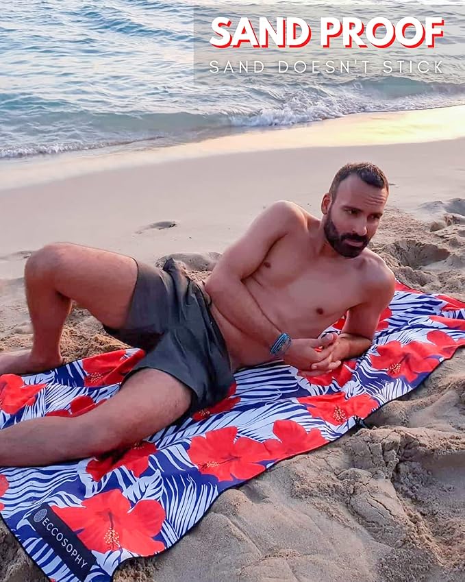 ECCOSOPHY Microfiber Beach Towel - Image 5