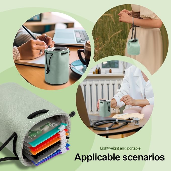 Weekly Travel Pill Organizer Pouch - Image 7