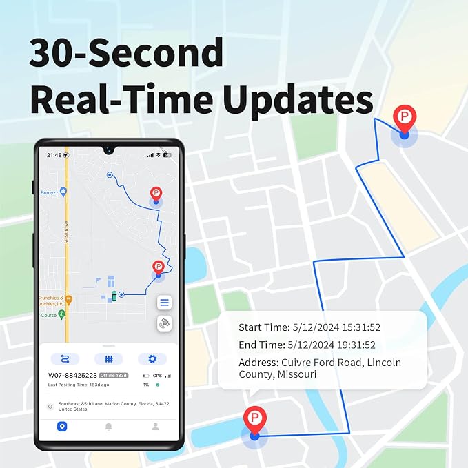 GPS Tracker for Vehicles, No Monthly Fee, No Subscription, Real-Time Tracking - Image 3