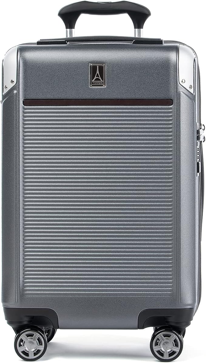 Travelpro Platinum Elite Hardside Expandable Carry on Luggage, 8 Wheel Spinner by Travelpro