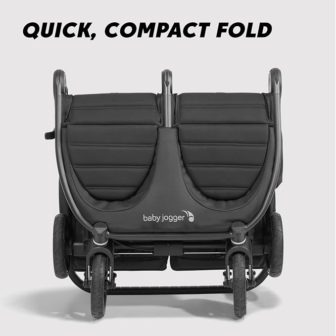 Baby Jogger City Mini GT2 All-Terrain Double Stroller Jet Black Perfect - Image 6