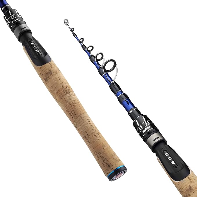 EOW XPEDITE PRO Portable Telescopic Casting and Spinning Fishing Rods, 24T - Image 6