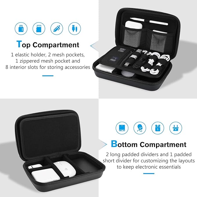 ProCase Hard Travel Electronic Organizer Case - Image 2