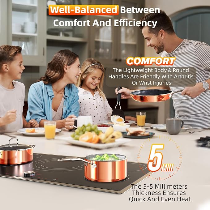 Deluxe DUXANO 14PC Healthy Pots and Pan - Image 2