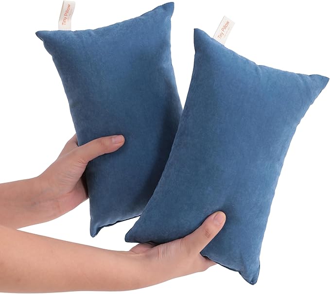 NTBAY Tiny Pillows, Down Alternative 7"x11" Microfiber Mini Pillow by NTBAY