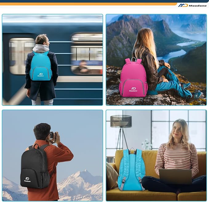 20L Ultra Lightweight Packable Backpack，Handy Foldable Waterproof Daypack - Image 8