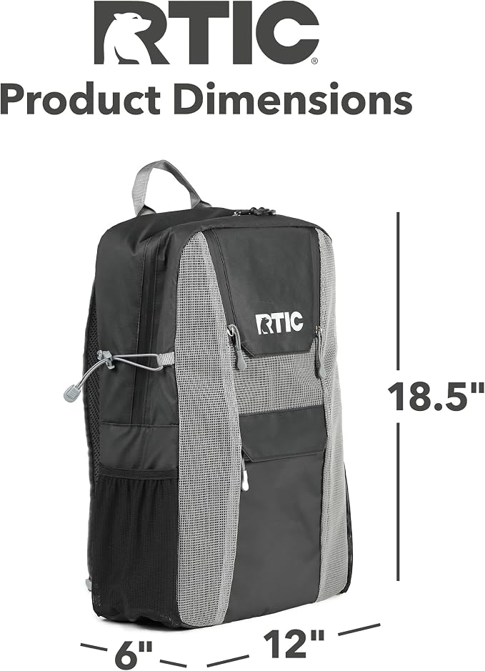 RTIC Chillout 24 Can Backpack Cooler Insulated Portable Soft Cooler Bag - Image 4