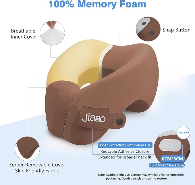 Travel Neck Pillow, Advanced Neck Support - Image 5