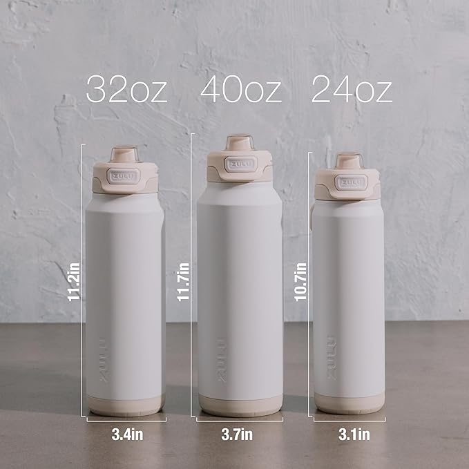 ZULU Powerfill Pro 24oz Stainless Steel Water Bottle - Image 6