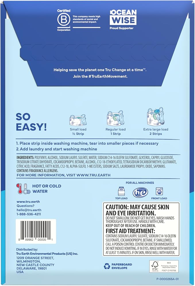 Tru Earth Eco-friendly, Biodegradable, Zero Waste, Cruelty-Free Laundry - Image 3