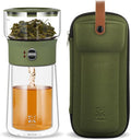 ZENS Modern Glass Infuser Teapot, Smart One Touch Tea Maker by ZENSLIFESTYLE