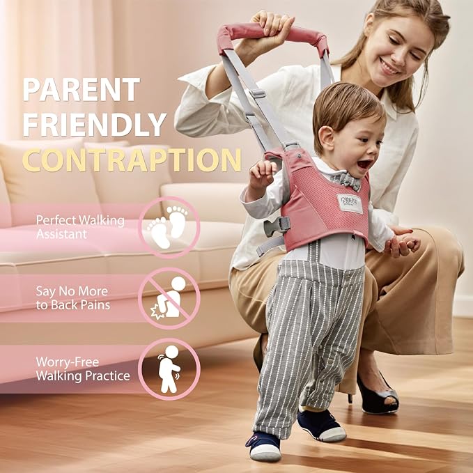 Baby Walking Harness-Handheld Assistant Belt- Toddler Infant Walking Aid - Image 3