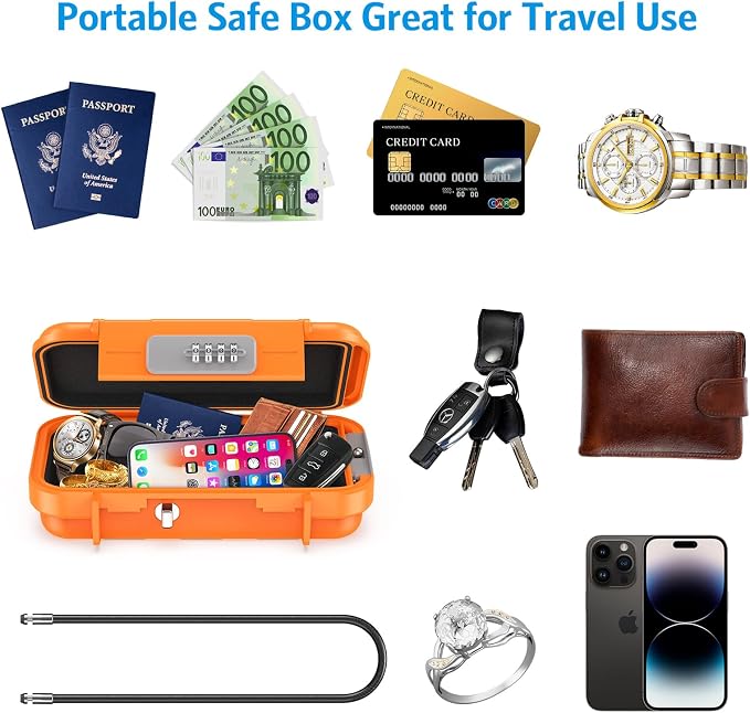 AMIR Portable Combination Lock Box, Security Case Lock Box - Image 8
