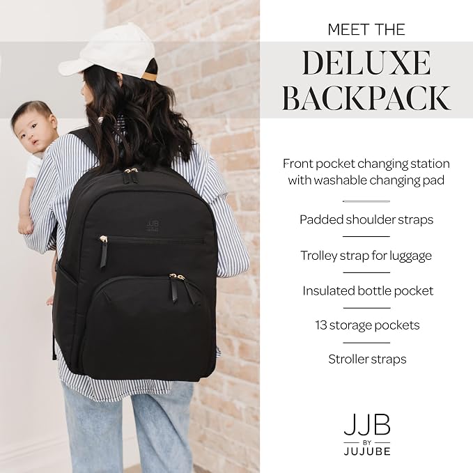 JuJuBe JJB New Deluxe Diaper Bag Backpack - Image 2