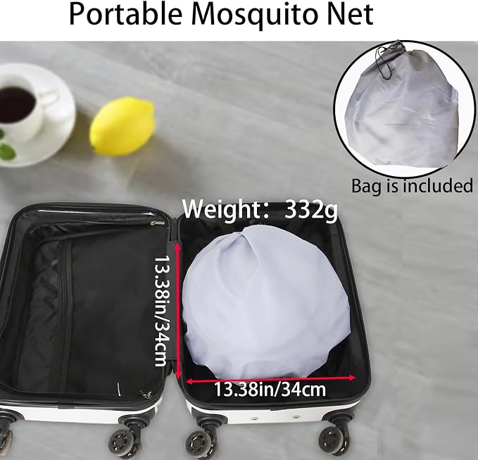 CMINGJ Large Pop Up Mosquito Tent, Portable Foldable Mosquito Net - Image 6