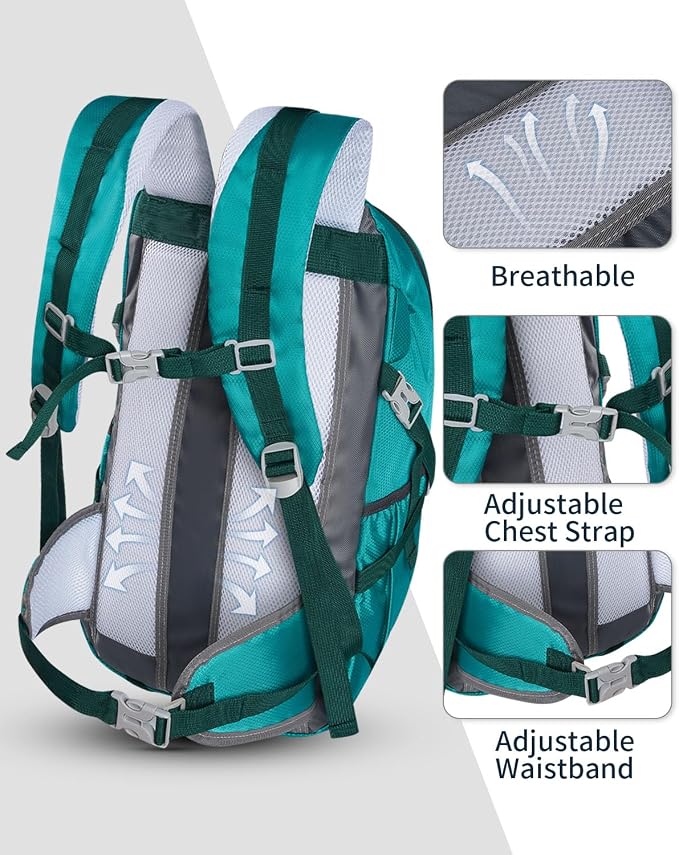 Hiking Backpack 40L Lightweight Waterproof Daypack - Image 5