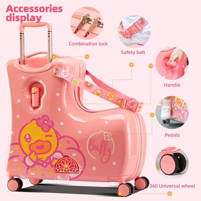 Kids' Lightweight Ride on Luggage - Image 6