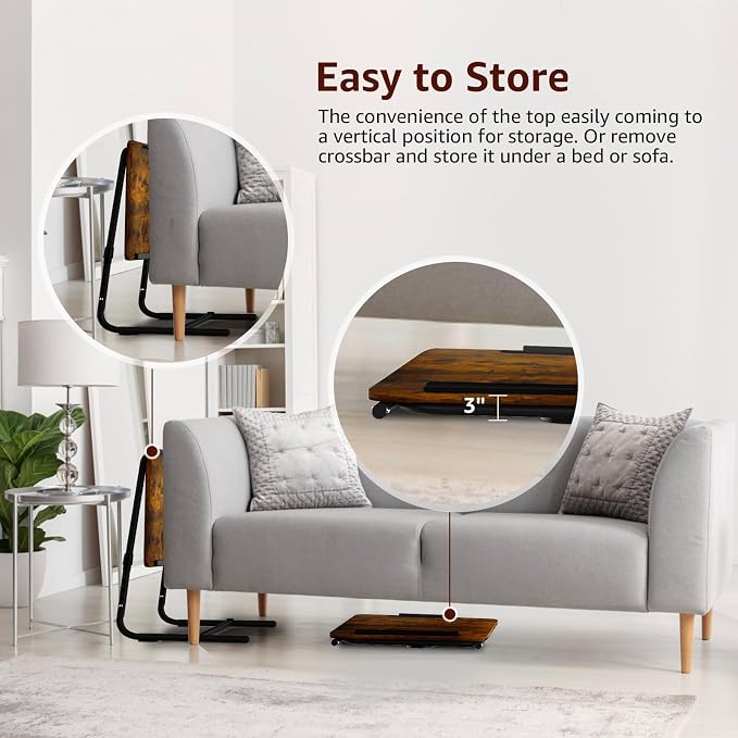 Folding TV Tray Adjustable Dinner - Image 6